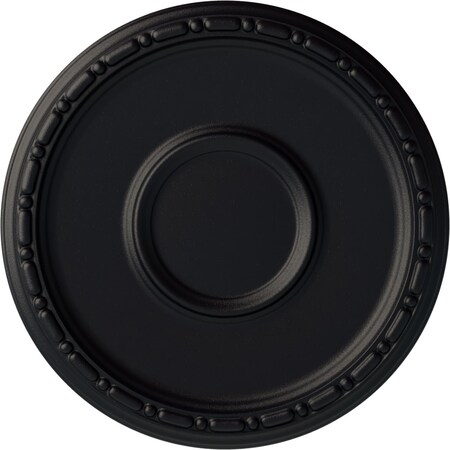 Ekena Millwork Medea Ceiling Medallion (Fits Canopies up to 5 1/2"), Hand-Painted Steel Gray, 16 1/2"OD x 1 1/2"P CM16MDSGS